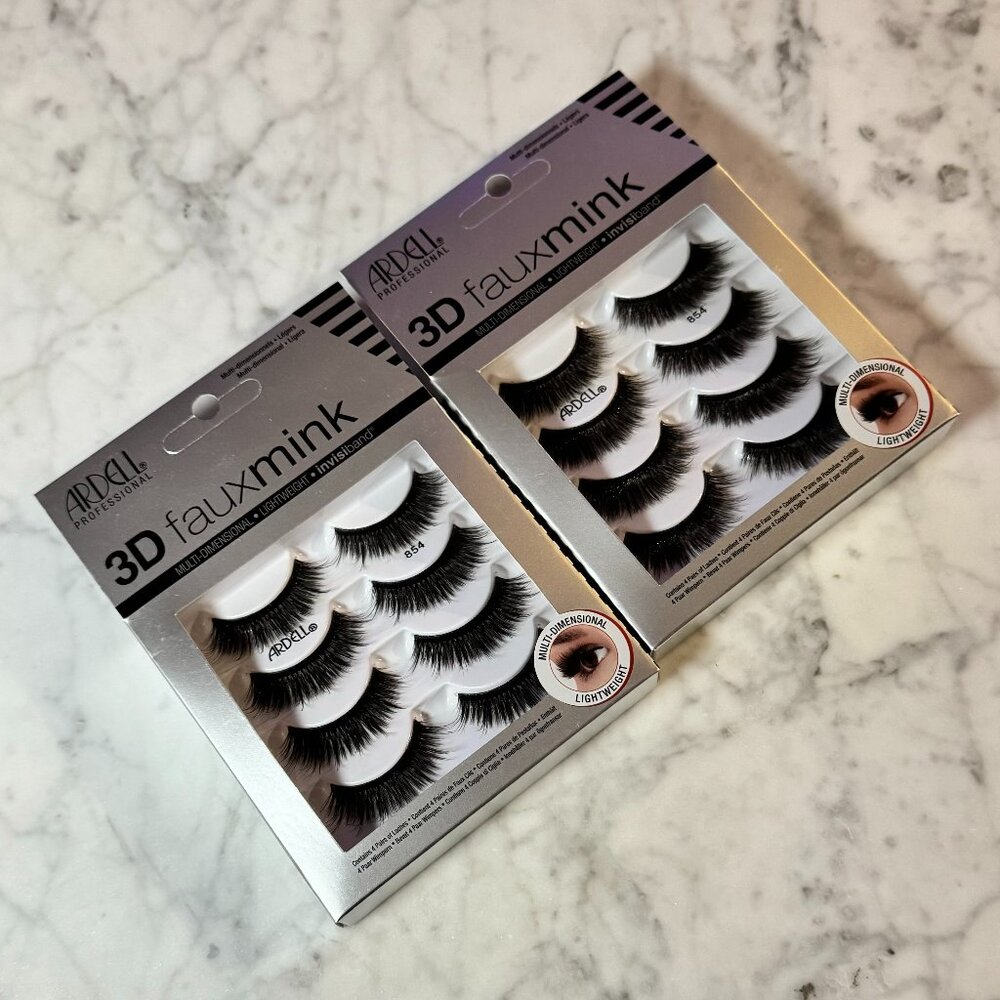 Ardell 3D Faux Mink Multipack Lashes Duo Set | #854 | NEW PRODUCT